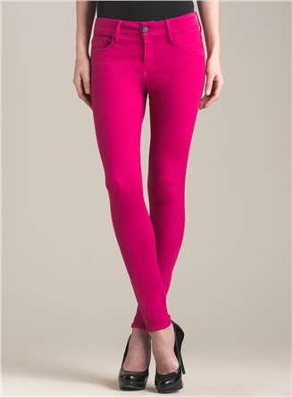 bright pink jeans