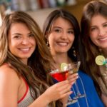 single on valentines day - girls out drinking